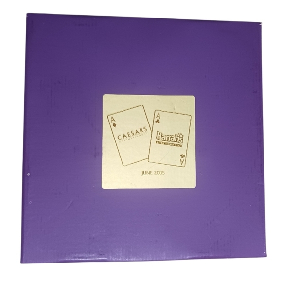 VTG Caesars Harrahs Casino Box Set Whiskey Lowball Glasses - Picture 8 of 12